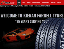 Tablet Screenshot of kieranfarrell.com